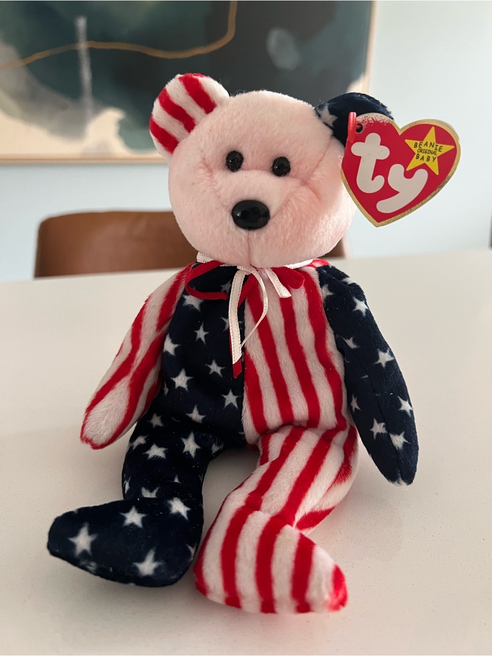Ty Beanie Baby Patriotic Bear - “Spangle”